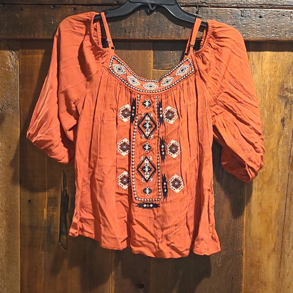 Orange shirt